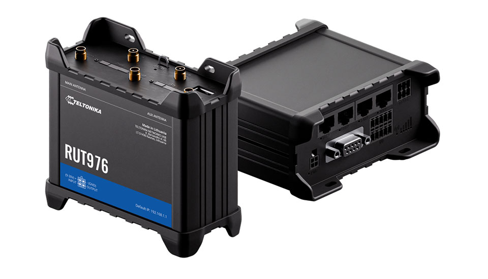 Teltonika RUT976 Router – Robuster 5G Industrie-Router für anspruchsvolle IoT-Anwendungen