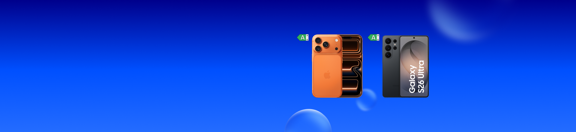 Abbildung von Apple iPhone 17 Pro und Samsung Galaxy S26 Ultra